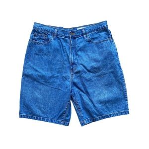 Northern Reflections long denim shorts